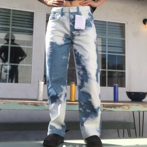 Jaded London Cloud Print Skater Pants 